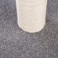 Dimaka Ultimate 29" de alto rascador de gato grande, poste de sisal natural y base pesada, rascador vertical completo - BESTMASCOTA.COM