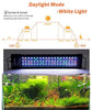 hygger Auto On Off LED Aquarium Light Extendable 12-55 Inches Dimmable 7 Colors Full Spectrum Light Fixture for Freshwater Planted Tank Build in Timer Sunrise Sunset - BESTMASCOTA.COM