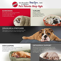 SPOT Ethical Pets Sleep Zone cueva de cachorro – 22 pulgadas Chocolate – Cama para mascotas para gatos y perros pequeños – Atractiva, duradera, cómoda, lavable - BESTMASCOTA.COM