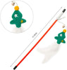 PUPTECK - Juego de 12 juguetes interactivos para gatos, juego valioso de 2 ratones de plumas, túnel para gatos de 18.89 pulgadas de largo, 6 pelotas, 2 juguetes para peces de gato, palo para gatos - BESTMASCOTA.COM