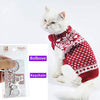 bolbove suéter de cuello alto para mascota rojo copo de nieve para perros pequeños y gatos. Prendas de punto - BESTMASCOTA.COM