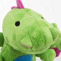 GoDog Skinny Dragons con protector para masticar, juguetes para perros de peluche duraderos con chirriadores - BESTMASCOTA.COM