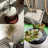 CFKJ [18 libras de piedras blancas para acuario, grava de río de grava, grava decorativa natural pulida, jardín, interior y exterior, piedras decorativas, piedras blancas, grava pulida para jardinería rellenos de jarrón - BESTMASCOTA.COM