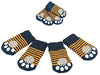 LFPET Calcetines de algodón para control de tracción, para perros de interior, antideslizantes, 5 pares, color al azar - BESTMASCOTA.COM