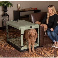 Pet Gear “The Other Door” 4 Door Steel Crate with Plush Bed + Travel Bag for Cats/Dogs - BESTMASCOTA.COM