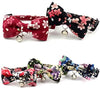 PetFavorites - Collar con pajarita para gato con campana - Accesorio para ropa de cachorro y gatito con flores, ajustable y hecho a mano. - BESTMASCOTA.COM