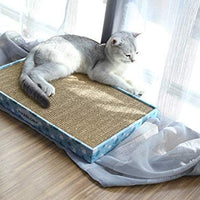 Vivaglory - Rascador de gatos reversible de cartón con caja, almohadilla rascadora para gatos, sofá corrugado para gatos, incluye hierba de gato - BESTMASCOTA.COM