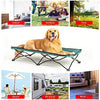 YEPHHO Cama plegable grande para mascotas, portátil, transpirable, de malla, para dormir, 46 pulgadas de largo - BESTMASCOTA.COM