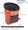 VIVAGLORY - Bolsa de regalo para perros, estilo deportivo y apertura ampliada, bolsa de regalo para perros con cintura ajustable, dispensador de bolsas de caca lo suficientemente grande para llevar golosinas, kibbles, juguetes para mascotas | 2 maneras de - BESTMASCOTA.COM