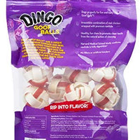 Dingo Goof Balls Rawhide Chews for Dogs, Made with Real Chicken Rawhide Treats - BESTMASCOTA.COM