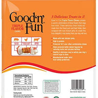 Good Fun masticables de triple sabor, de cuero crudo, para perros - BESTMASCOTA.COM