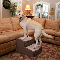 Pet Gear Easy Step II Escaleras extra anchas, 2 pasos/para gatos y perros de hasta 200 libras - BESTMASCOTA.COM