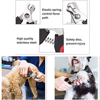 Dog Nail Clippers Pet Nail Trimmers Nail File Set Razor Sharp Blades Safety Guard Sturdy Non Slip Handles Professional Grooming Tool for Large and Small Animals Vet Recommended - BESTMASCOTA.COM