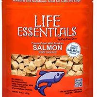 Cat Man Doo Life Essentials Congelado seco 5 oz Sabor: salmón. Tamaño: paquete de 3 - BESTMASCOTA.COM