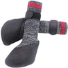 Calcetines con suela de goma para perros, botas con correas de velcro para perros, control de tracción, botas antideslizantes, impermeables - BESTMASCOTA.COM