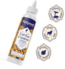 Toallitas limpiadoras de oídos de la marca Petpost para perro y gato, solución de aceite de coco natural, el mejor remedio para los ácaros de oído, cándida e infección en oídos que casa cera, sin alcohol ni irritantes (8 onzas) - BESTMASCOTA.COM