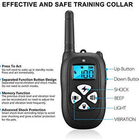 Iduola Shock Collar for Dogs Dog Training Collar with Remote, Shock Collars for Small Medium Large Pets Training, [2018 Upgraded Version] 1000ft Waterproof Rechargeable Beep/Vibration/Electric Shock - BESTMASCOTA.COM