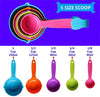 RYPET Pet Food Scoop - Measuring Cups Spoons Set Plastic Dog, Cat Bird Food (Random Color) - BESTMASCOTA.COM