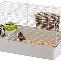 Cavie Guinea Pig Cage & Rabbit Cage | Pet Cage Includes Free Water Bottle, Hay Feeder, Hide-Out & Food Bowl - BESTMASCOTA.COM