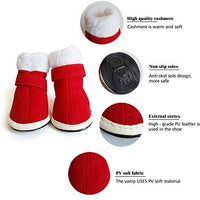 URBEST botas para perros con velcro, 2 pares, color marrón - BESTMASCOTA.COM