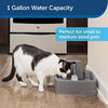 PetSafe Drinkwell Fuente de agua para gatos y perros – Platino, 1/2 o 1 galón para mascotas – 64 oz, 128 oz o 168 oz - BESTMASCOTA.COM