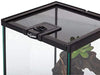 REPTIZOO Mini terrario de cristal para reptiles, vista completa visualmente atractiva, mini hábitat de vidrio para reptiles. - BESTMASCOTA.COM