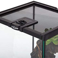 REPTIZOO Mini terrario de cristal para reptiles, vista completa visualmente atractiva, mini hábitat de vidrio para reptiles. - BESTMASCOTA.COM