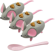 PAWCHIE alimentador de gato para interior – Vaso con forma de vaso de ratón, alimentadores lentos para gatitos interactivos mejorar la inteligencia - BESTMASCOTA.COM
