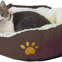 Evelots suave mascota cama, Cats & Dogs, 17" D x 5" H, varios colores - BESTMASCOTA.COM