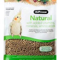 Zupreem 230353 medio natural alimento para pájaros, 2.5-pound - BESTMASCOTA.COM