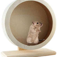 Jempet Hamster Silent Running ruedas de ejercicio, hecho de madera - BESTMASCOTA.COM