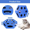 YUEJING - Temporizador interactivo para gatos, juguete para gatos con gusano giratorio, juguete para gatitos automático, juguete eléctrico para gatos, estimulador de bajo nivel de ruido, instintos de caza y sentido - BESTMASCOTA.COM