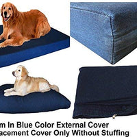 Funda de edredón para cama de mascotas, color azul marino - BESTMASCOTA.COM