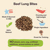 Pet 'n Shape Beef Lung Dog Treats – Hecho y procedente en los Estados Unidos – Trato sano natural - BESTMASCOTA.COM