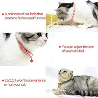 UFBemo - Collar para gato con correa ajustable con hebilla de seguridad y collar de nailon resistente, cuello de 9 a 13 pulgadas - BESTMASCOTA.COM
