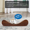 ScratchMe Cat Scratcher Cardboard Lounge Bed, Cat Scratching Post with Catnip - BESTMASCOTA.COM