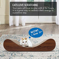 ScratchMe Cat Scratcher Cardboard Lounge Bed, Cat Scratching Post with Catnip - BESTMASCOTA.COM