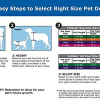 PetSafe - Puerta deslizante de cristal para gatos y perros, ideal para puertas correderas de apartamentos y patios, pequeñas, medianas y grandes mascotas - BESTMASCOTA.COM