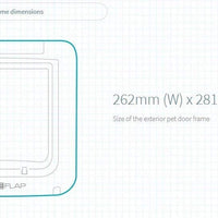 SureFlap Microchip Pet Door (White) (Renewed) - BESTMASCOTA.COM