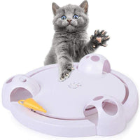 Juguete interactivo automático para gato o gatito, juguete electrónico ajustable con pilas - BESTMASCOTA.COM