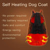 EXPAWLORER - Abrigo de invierno para perro, cálido, cómodo, impermeable, ligero, reversible, clásico, de cuello largo, chaleco de forro polar para el clima frío, para senderismo, al aire libre, rojo y negro - BESTMASCOTA.COM