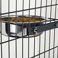 ProSelect recipiente de acero inoxidable, versátiles recipientes de acero inoxidable para mascotas y jaulas para animales - BESTMASCOTA.COM