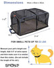 SMONT - Caja plegable para mascotas de lados suaves para gatos medianos, perros pequeños y conejos, transportador de viaje para mascotas, casa para mascotas para interior y exterior - BESTMASCOTA.COM