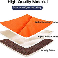 AMOFY Alfombrillas para mascotas, 43 pulgadas x 26 pulgadas, excepcionalmente higiénicas, antideslizantes, resistentes al agua, cómodas y portátiles, lavables a máquina, para uso en interiores y exteriores, para perros y gatos, cuatro estaciones - BESTMASCOTA.COM
