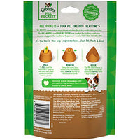 GREENIES Pill Pockets Natural Dog Treats, Capsule Size, Peanut Butter Flavor - BESTMASCOTA.COM