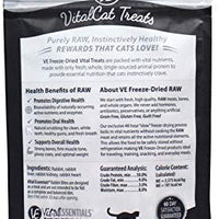 Vital Essentials Vital Cat Freeze-Dried Grain Free Limited Ingredient Cat Treats – Paquete de 3 - BESTMASCOTA.COM