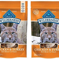 Azul Buffalo Wilderness Grain Free Cat Treats la (pollo y Turquía 4 oz - BESTMASCOTA.COM