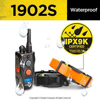 Dogtra 1900S/1902S - Collar de entrenamiento remoto de 3/4 millas, impermeable, recargable, vibración, incluye pulsador de entrenamiento para perros PetsTEK - BESTMASCOTA.COM