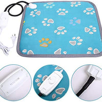 MAZORT Almohadilla de calentamiento para mascotas, para perros, de seguridad, eléctrica, con 2 cables ajustables resistentes a la temperatura para mascotas pequeñas y grandes - BESTMASCOTA.COM