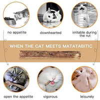 WoLover Cat Catnip Sticks Natural Matatabi Silvervine Sticks – Limpieza de dientes Molar Herramientas Gatito Gato Masticar Juguete Natural Catnip Ratón Gato Juguete - BESTMASCOTA.COM